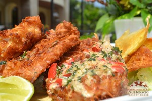 running w steakhouse coconut crusted caribbean grouper