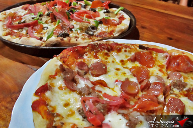 Meat Lovers Pizza - Italian Restaurant San Pedro Ambergris Caye Belize