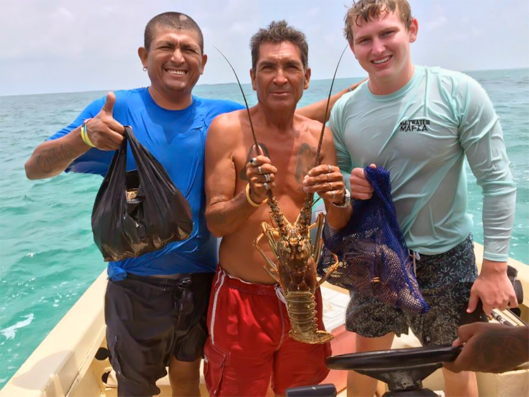 Rivero Family boasts large lobster catch on their first day of the season