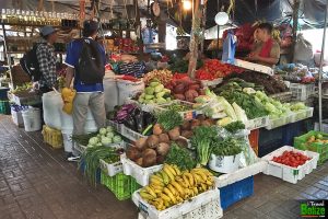 Shopping for fruits and vegetables at belize city market
